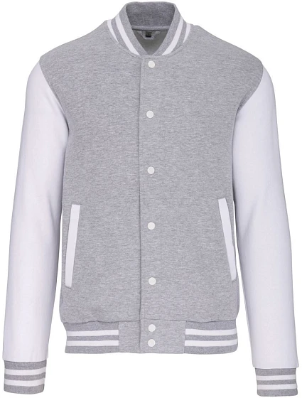Kariban K 497 Unisexová mikina „Teddy“ 20.K497 oxford grey/white Kariban K 497 Unisexová mikina „Teddy“ 20.K497 oxford grey/white
