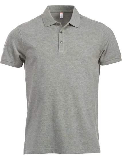 Classic S/S Pánské piqué polo z těžké bavlny grey melange model 22457058 - Clique Classic S/S Pánské piqué polo z těžké bavlny grey melange model 22457058 - Clique