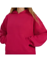 Dámská mikina model 21808580 53S Tmavě růžová - 4F Dámská mikina model 21808580 53S Tmavě růžová - 4F