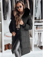 Dámská zimní bunda s kožešinou černá Dstreet model 22546779 - FashionStreet