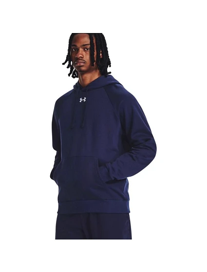 Pánská mikina Rival Fleece Hoodie, tmavě modrá, model 22306498 410 L - Under Armour
