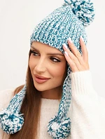 Dámska čiapka Emma K343 tyrkysová