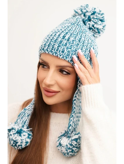 Dámska čiapka Emma K343 tyrkysová Dámska čiapka Emma K343 tyrkysová