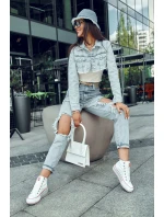 Dámské vysoké textilní tenisky na platformě Big Star model 21608464 Bílá - Big Star Shoes Dámské vysoké textilní tenisky na platformě Big Star model 21608464 Bílá - Big Star Shoes