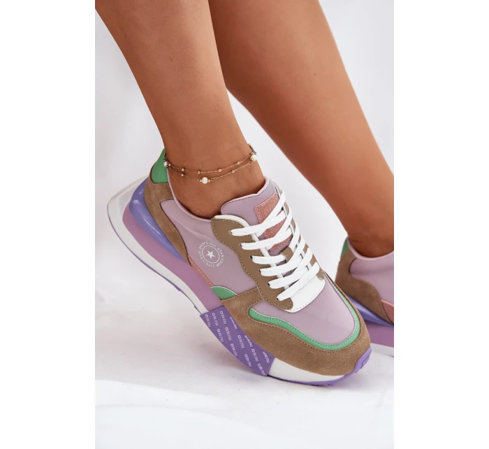 Semišové Dámské Tenisky Na Platformě Big Star model 21695289 HIPOLY SYSTEM Růžové - Big Star Shoes Semišové Dámské Tenisky Na Platformě Big Star model 21695289 HIPOLY SYSTEM Růžové - Big Star Shoes