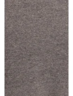 M818 Pletené šaty so spadnutým ramenom - sivé melírované M818 Pletené šaty so spadnutým ramenom - sivé melírované