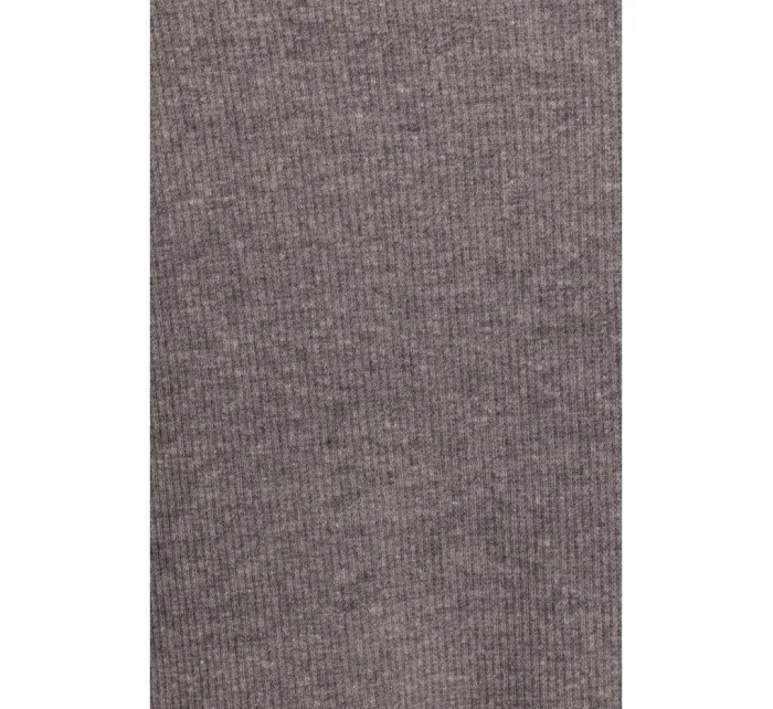 M818 Pletené šaty so spadnutým ramenom - sivé melírované M818 Pletené šaty so spadnutým ramenom - sivé melírované