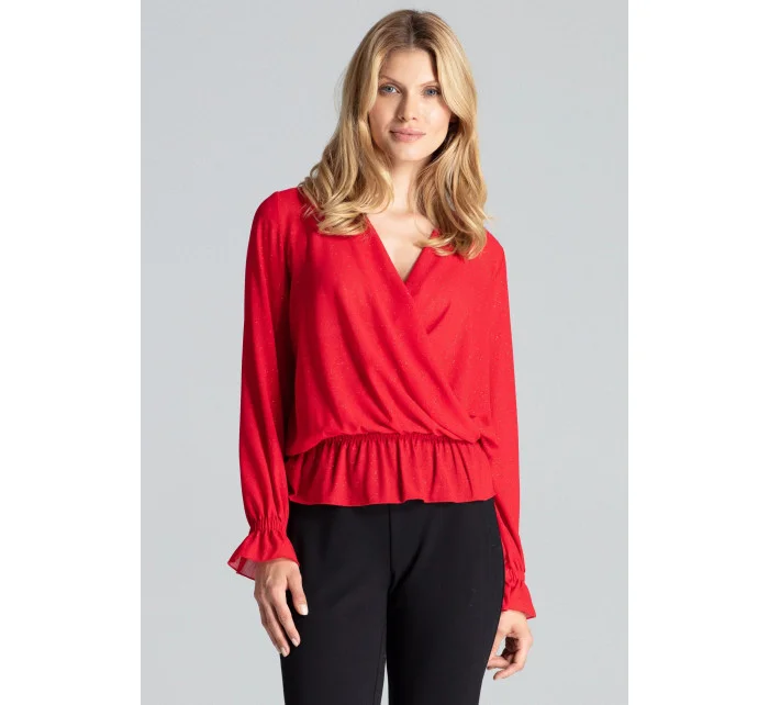 Dámska blúzka M690 červená - Figl