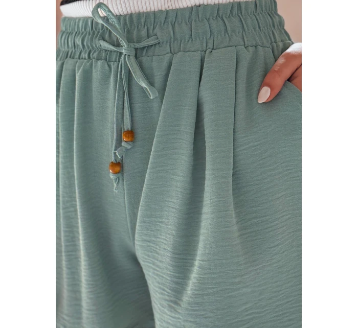 Dámské látkové šortky SUMMER zelené Dstreet model 21987208 - FashionStreet