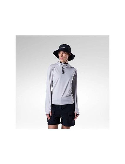 Dámska mikina ROSSIGNOL W Westweg Sun Hoodie, sivá Dámska mikina ROSSIGNOL W Westweg Sun Hoodie, sivá