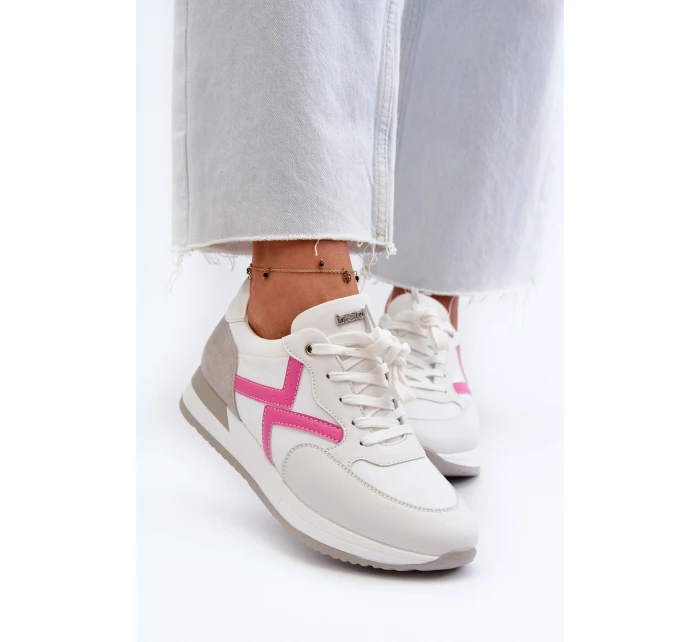 Dámské tenisky na platformě  Bílé model 21656790 - Inblu