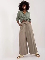 Nohavice D73761M62237E khaki