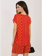 Bluzka model 22076809 pomarańczowy - FPrice Bluzka model 22076809 pomarańczowy - FPrice