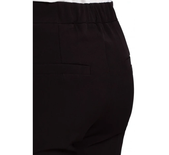 K055 Nohavice s úzkymi nohavicami - čierne