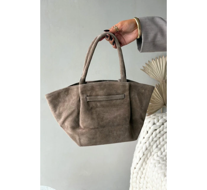 Dámska semišová kabelka Orselle - béžová