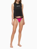 Plážový top KW0KW01009-BEH čierna - Calvin Klein