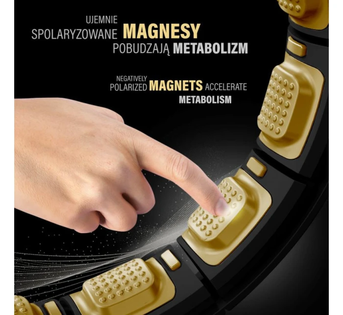 Čierna/zlatá HHM13 Magnetický set Hula Hop s počítadlom HMS + BR163 Čierny pás na chudnutie Čierna/zlatá HHM13 Magnetický set Hula Hop s počítadlom HMS + BR163 Čierny pás na chudnutie