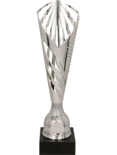 STRIEBORNÝ PLASTOVÝ POHÁR