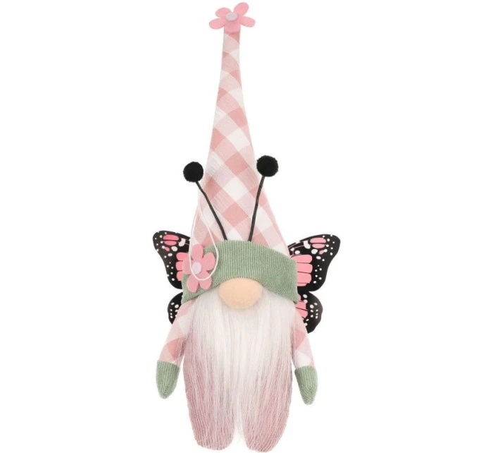 GHOST GNOM MOTHROOM PALE 25CM SPRING DECORATION detské