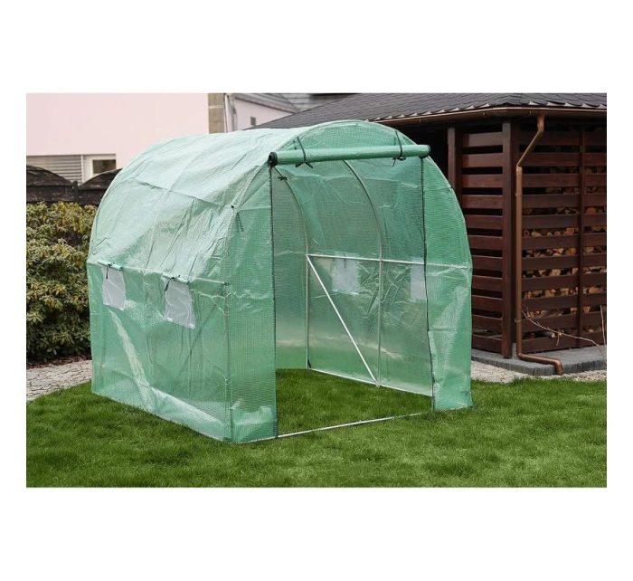 ZÁHRADNÝ TUNEL 200x200x200CM PE KONŠTRUKCIA ZELENÁ OCEL