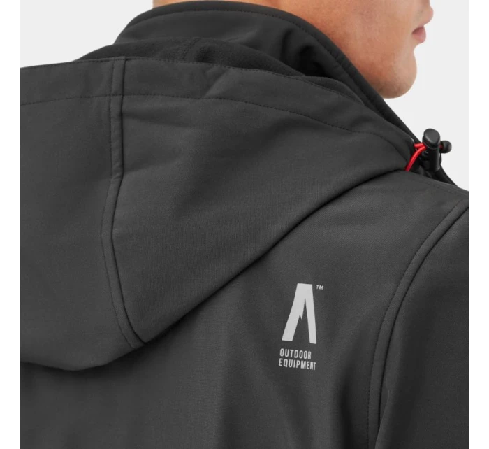 Alpinus Stenshuvud softshellová bunda čierna BR43371 pánske