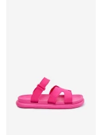 Dámské Gumové Pantofle S Páskem Fuchsie model 21702989 - Boto Dámské Gumové Pantofle S Páskem Fuchsie model 21702989 - Boto