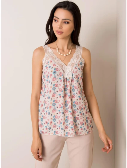 Dámský top model 17615826 světle béžový - FPrice