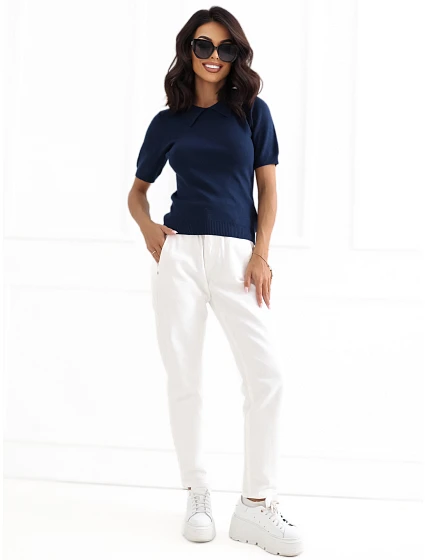 Spodnie model 22334172 biały - FPrice Spodnie model 22334172 biały - FPrice
