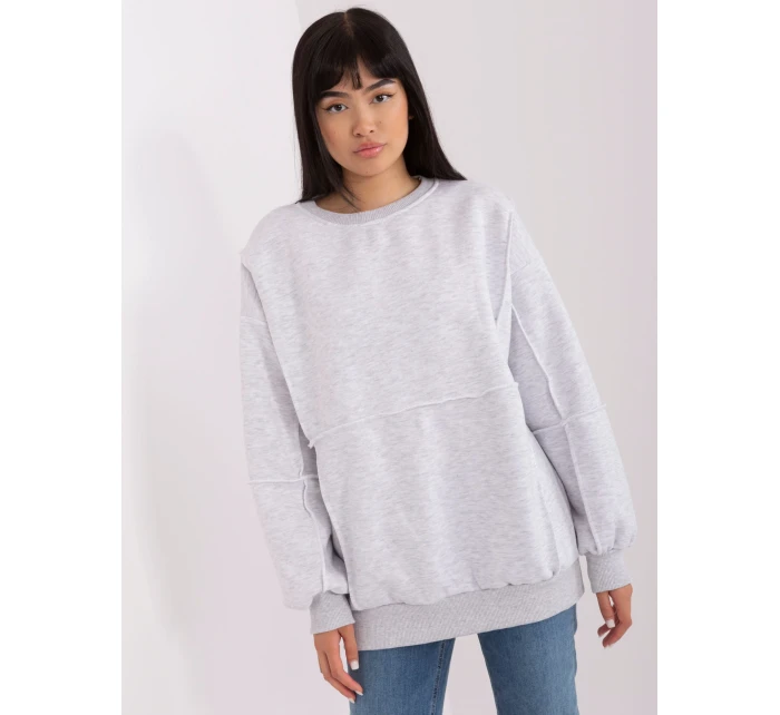 Bluza EM BL model 18741188 jasny szary - FPrice Bluza EM BL model 18741188 jasny szary - FPrice