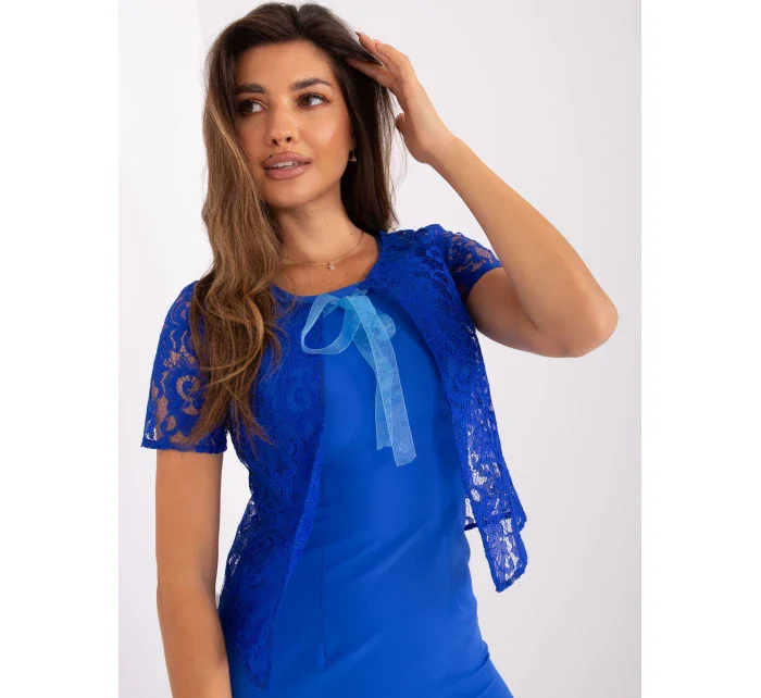 Sukienka LK SK  kobaltowy model 18861857 - FPrice