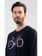 Pánska nočná košeľa s krátkym rukávom Bike Pánska nočná košeľa s krátkym rukávom Bike