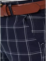 Pánské tmavě modré chinos kalhoty model 21964663 - Dstreet Pánské tmavě modré chinos kalhoty model 21964663 - Dstreet