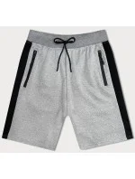 Svetlosivé pánske športové kraťasy (8K281-2)