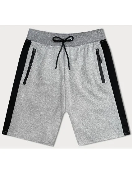 Svetlosivé pánske športové kraťasy (8K281-2)