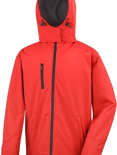 R Pánská 3vrstvá softshellová bunda s kapucí 30. red/black model 22428072 - Result
