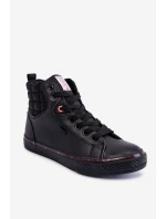 Dámské vysoké tenisky model 21599230 Černe - Cross Jeans Dámské vysoké tenisky model 21599230 Černe - Cross Jeans