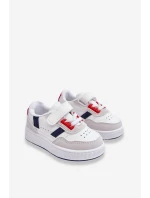 Klasické dětské sportovní boty bílé a Červené model 21621683 - Boto Klasické dětské sportovní boty bílé a Červené model 21621683 - Boto
