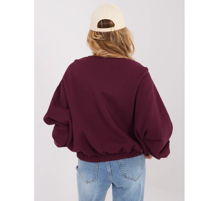 Bluza WT BL model 21859028 bordowy - FPrice