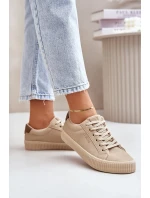 Zateplené dámske tenisky Big Star Beige Zateplené dámske tenisky Big Star Beige