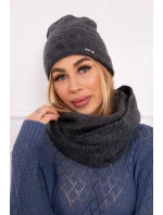 Dámská souprava s mohérem Pearl model 22103997 graphite - K-Fashion