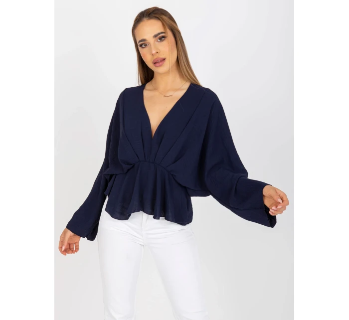 Blúzka DHJ BZ 11979.67 tmavo modrá Blúzka DHJ BZ 11979.67 tmavo modrá