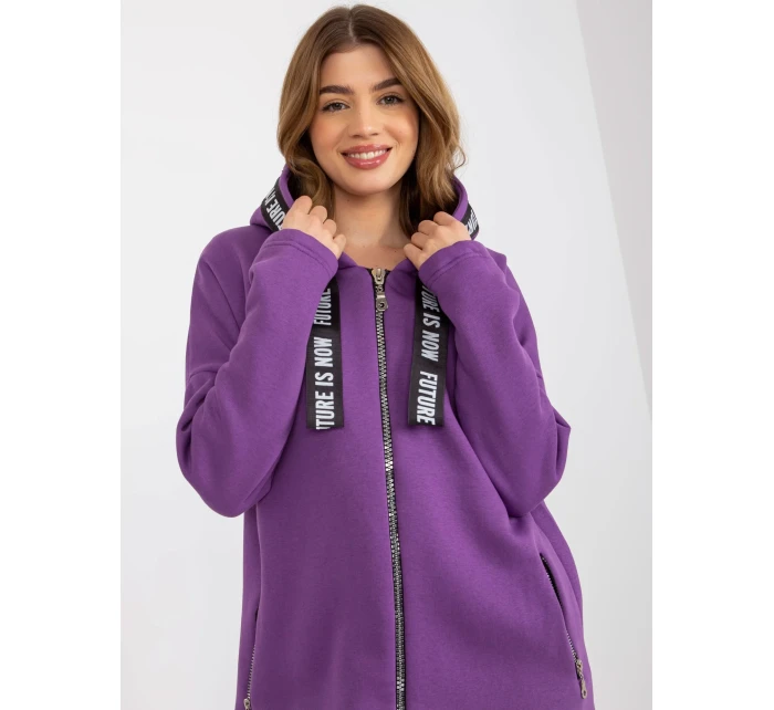 Mikina RV BL 6683.00P tmavo fialová Mikina RV BL 6683.00P tmavo fialová