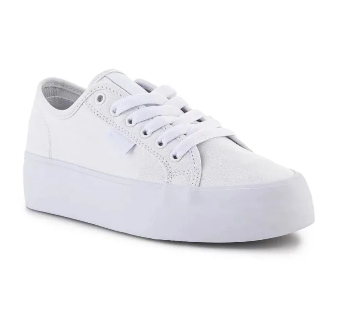 Dámske tenisky na platforme Manual W ADJS300280-WW0 White - Dc Dámske tenisky na platforme Manual W ADJS300280-WW0 White - Dc