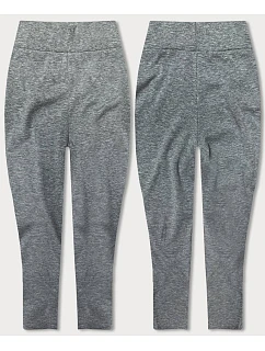 Bavlnené 3/4 legíny sivé (YW01045-a3)