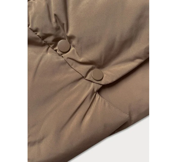 przejściowa kurtka damska  ciemny beżowy model 21248532 - J.STYLE