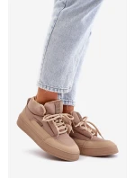 Śniegowce Damskie Big Star OO274A532 Beżowe Śniegowce Damskie Big Star OO274A532 Beżowe