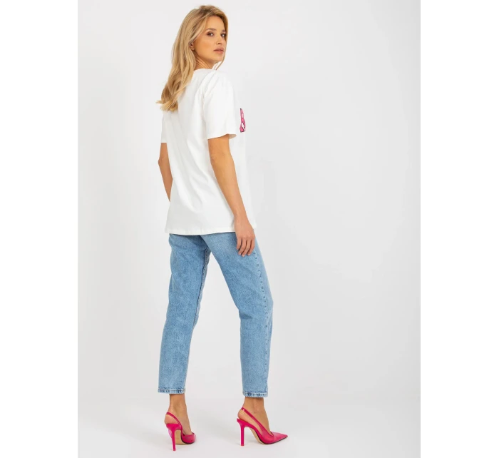 Dámské tričko EM TS ecru model 18132726 - FPrice Dámské tričko EM TS ecru model 18132726 - FPrice