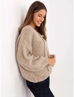 Sweter MI SW model 21421398 beżowy - FPrice Sweter MI SW model 21421398 beżowy - FPrice
