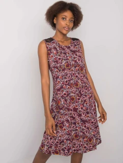 Sukienka TO SK model 21365417 bordowy - FPrice