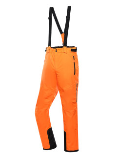 Pánské lyžařské kalhoty s membránou ptx ALPINE PRO LERMON neon shocking orange